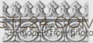 Бордюры (MOULDING_0313 -  | 3D model 3DSMAX / OBJ / STL) 3D модель для ЧПУ станка